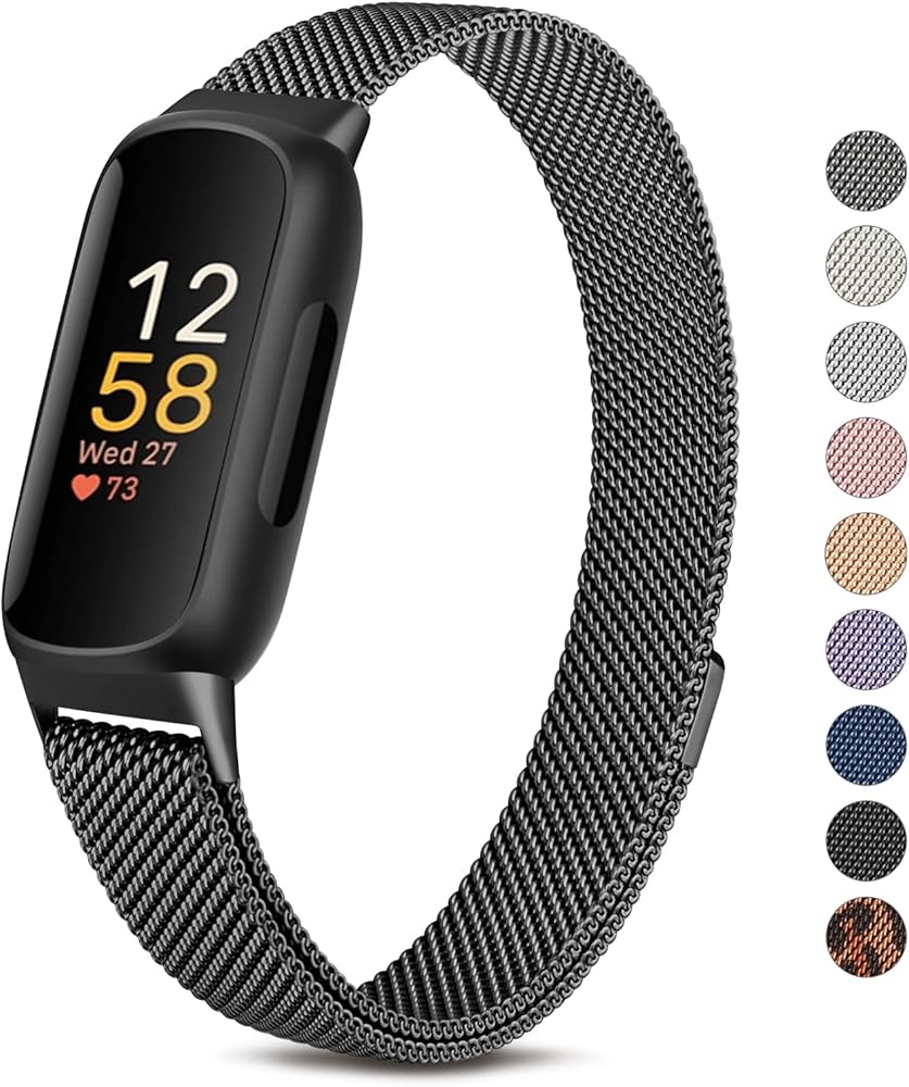 Amazon.com: Metal Band for Fitbit Inspire 3 Bands Women Men